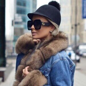 New - Authentic Gucci sunglasses Urban GG0102S 001